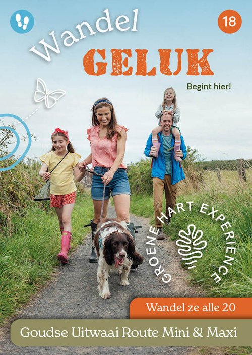 18.Ansichtkaart voorzijde Goudse Uitwaai Route Mini & Maxi