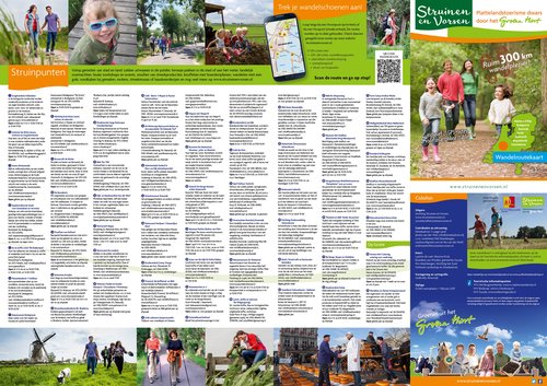 Wandelkaart Gouwe.Wiericke.voorzijde